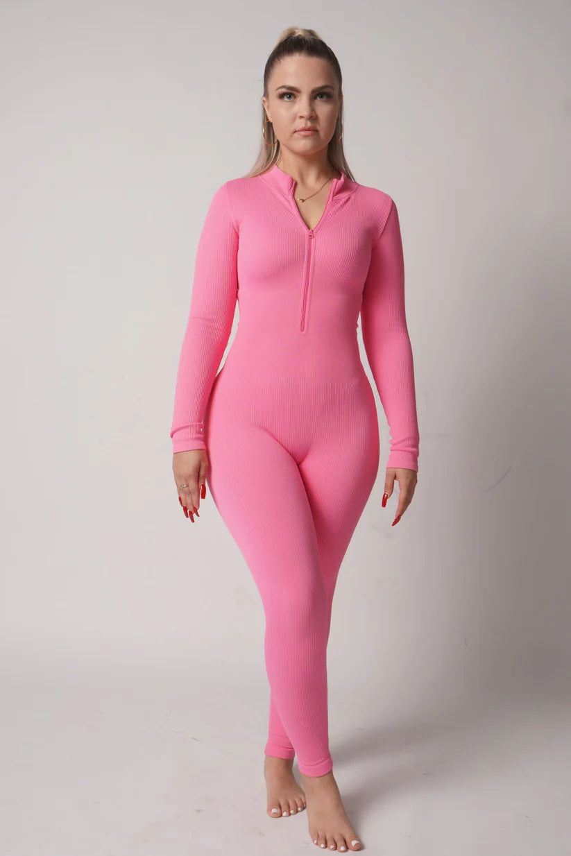 ENTERIZO COMPLETO ESSENTIALS FLEX CON CREMALLERA