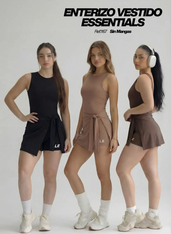 ENTERIZO ESSENTIALS DRESS SIN MANGAS | LUSIAN REF.1167