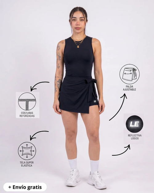ENTERIZO VESTIDO ESSENTIALS SIN MANGAS | LUSIAN REF.1167
