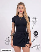 VESTIDO ENTERIZO ESSENTIALS CON MANGAS T.T | LUSIAN